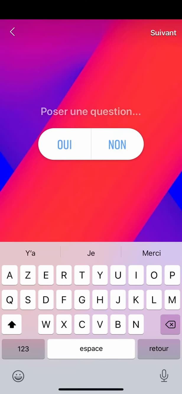 Writing a Facebook story poll