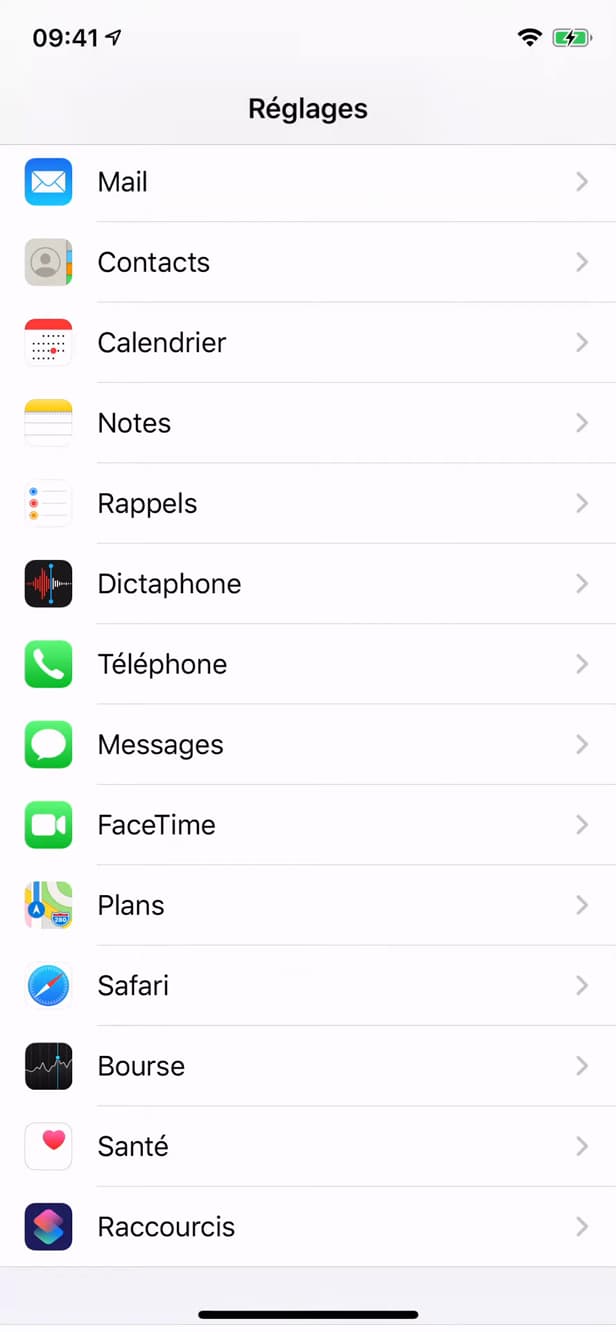 Messages settings on iPhone