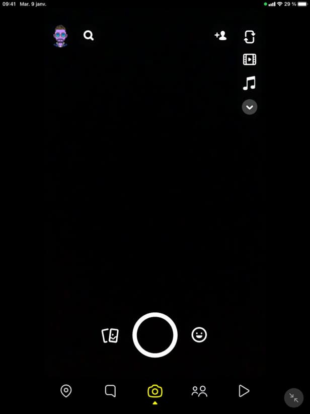 Scan d'une musique sur Snapchat