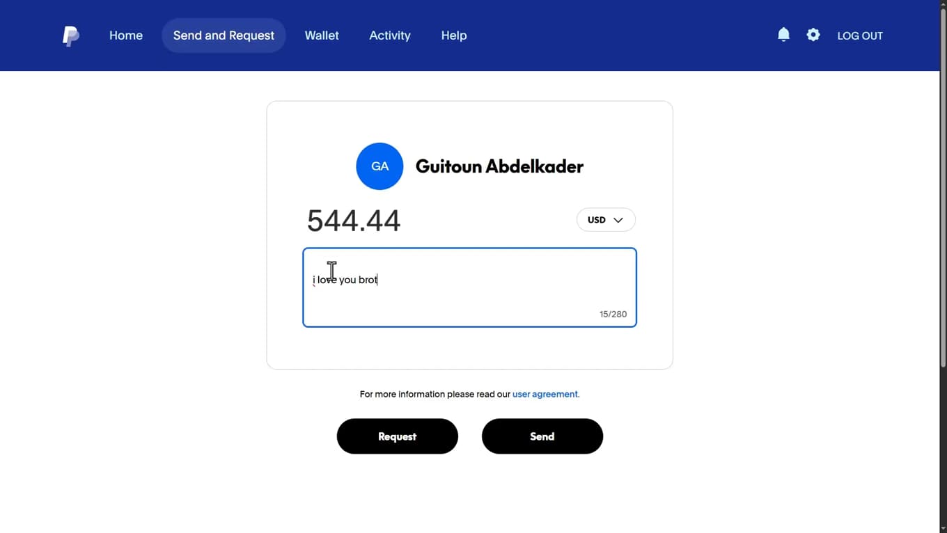 Choosing the PayPal funding source: balance or bank account